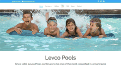 Desktop Screenshot of levcopools.com