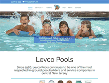 Tablet Screenshot of levcopools.com